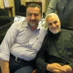 سردار شهید قاسم سلیمانی به همراه شهید سید رضی موسوی