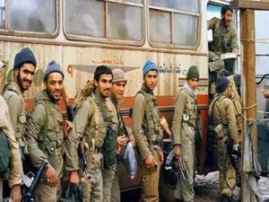 تصویری ار رزمندگان ایرانی در دوران دفاع مقدس