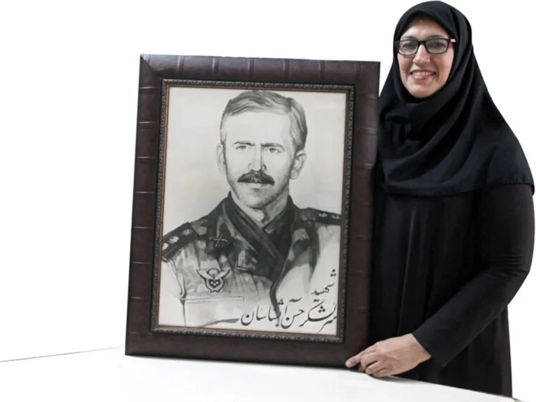 خانم گیتی زنده‌نام؛ همسر سرهنگ شهید حسن آبشناسان