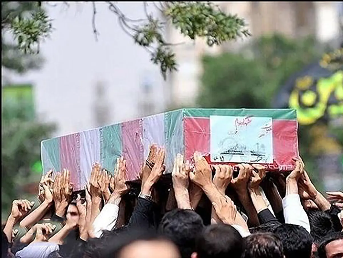 تشییع شهید گمنام در دانشگاه افسری امام علی