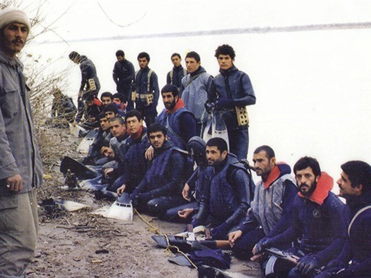 عکس دسته جمعی رزمندگان