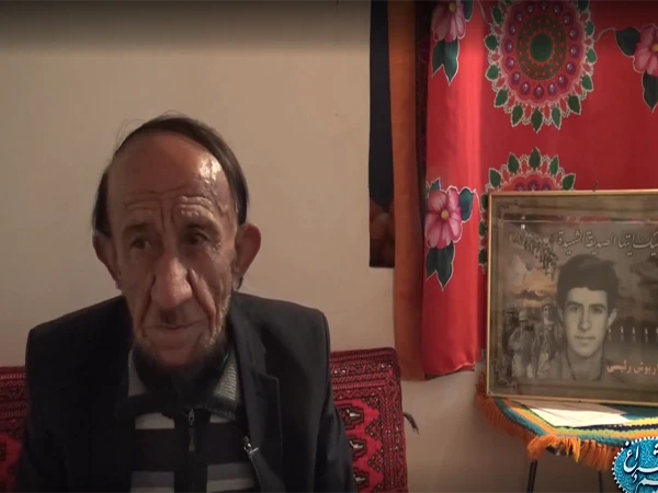 پدر شهید داریوش رئیسی