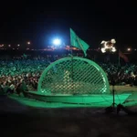 روایتگری حاج حسین یکتا در یادمان شلمچه