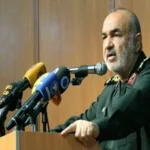 سردار سرلشکر پاسدار حسین سلامی فرمانده کل سپاه پاسداران انقلاب اسلامی
