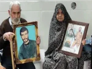پدر و مادر شهید علی آقازاده‌نژاد